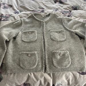 J. Crew Odette Ladies Gray Jacket